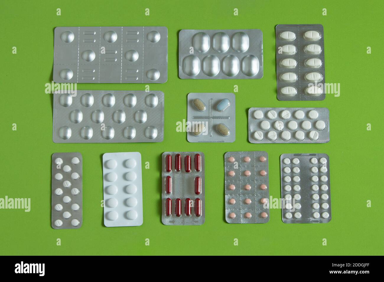 Different medication capsules tablets hires stock photography and