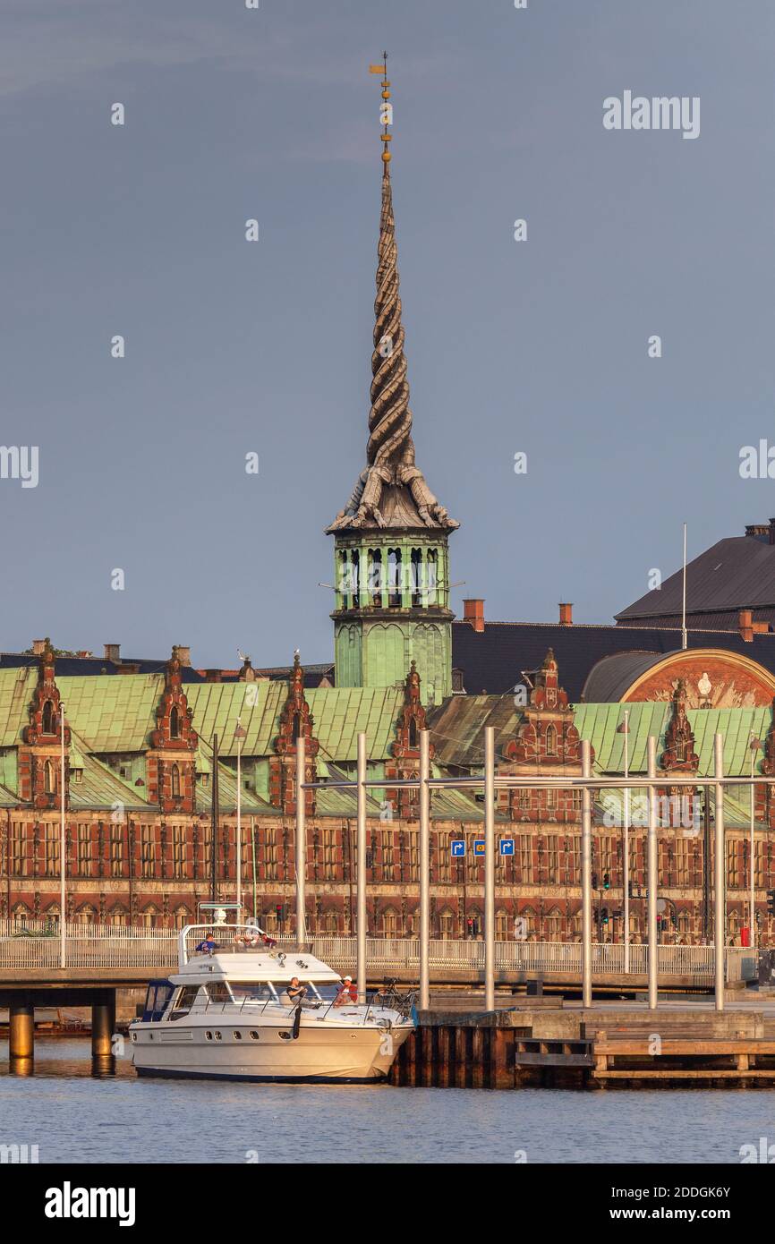 geography / travel, Denmark, Copenhagen, view on the Borsen, former stock exchange in the centre of Co, Additional-Rights-Clearance-Info-Not-Available Stock Photo