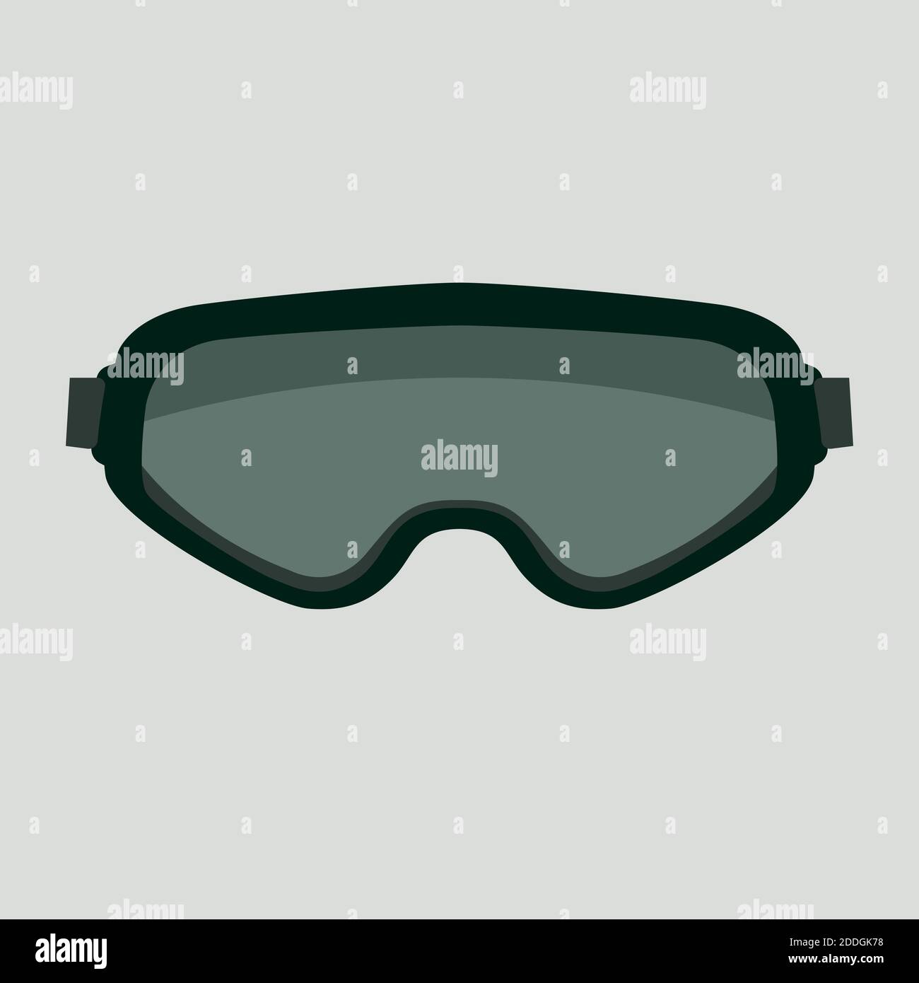 goggles, vector illustration.flat style,front view Stock Photo Alamy