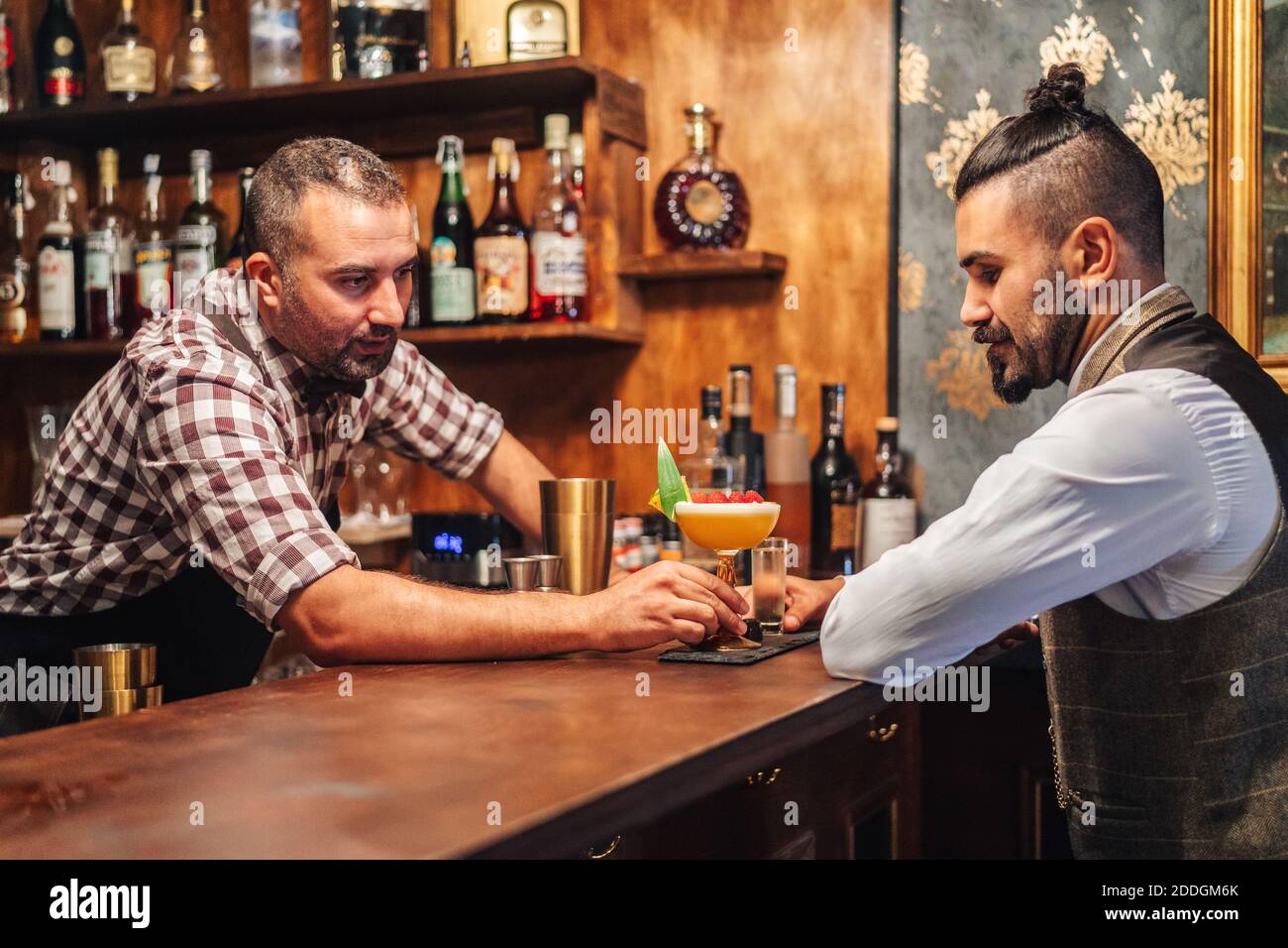 aged bartender
