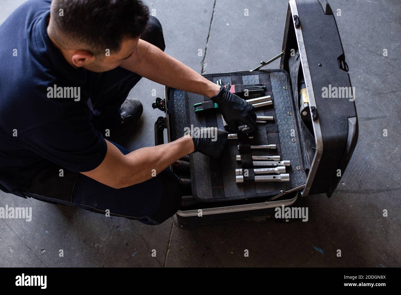 Tool box from above hires stock photography and images Alamy