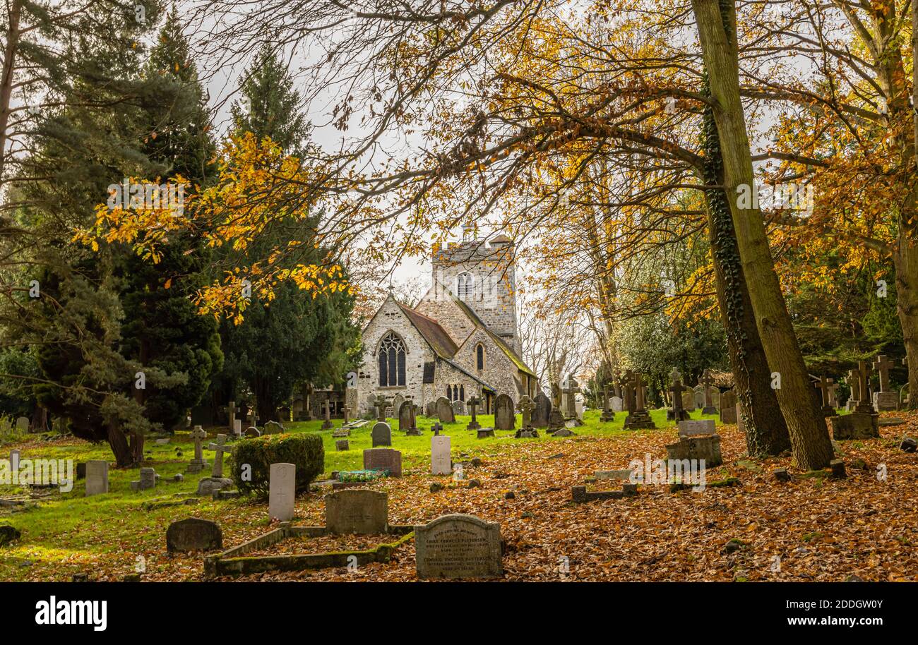 St Mary's, a country church on Whitmoor Common in the parish of