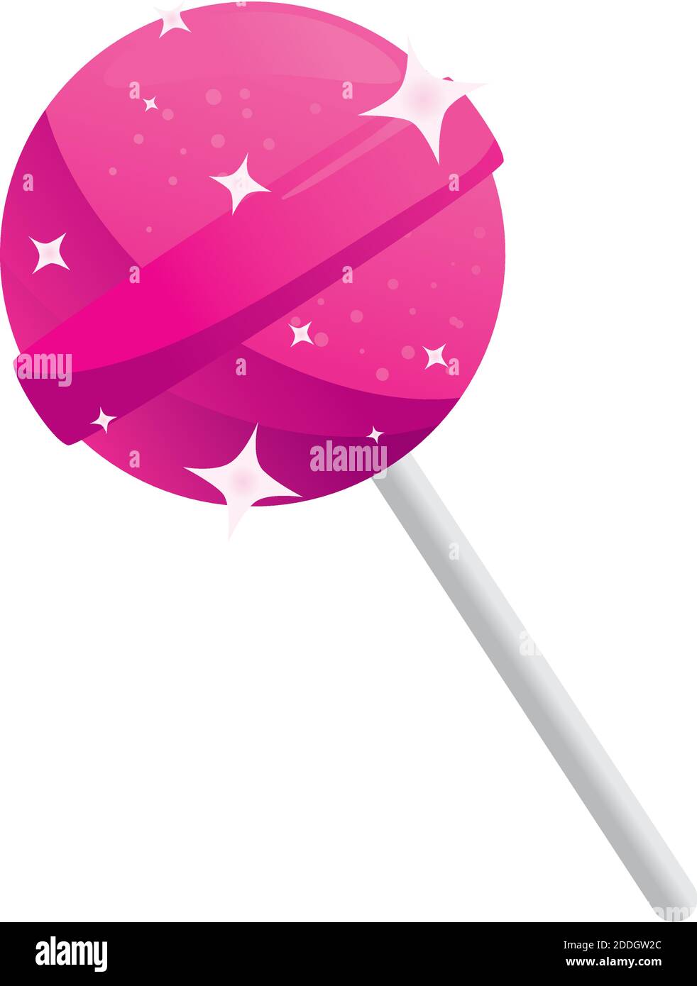 sweet pink lollipop candy icon Stock Vector Image & Art - Alamy