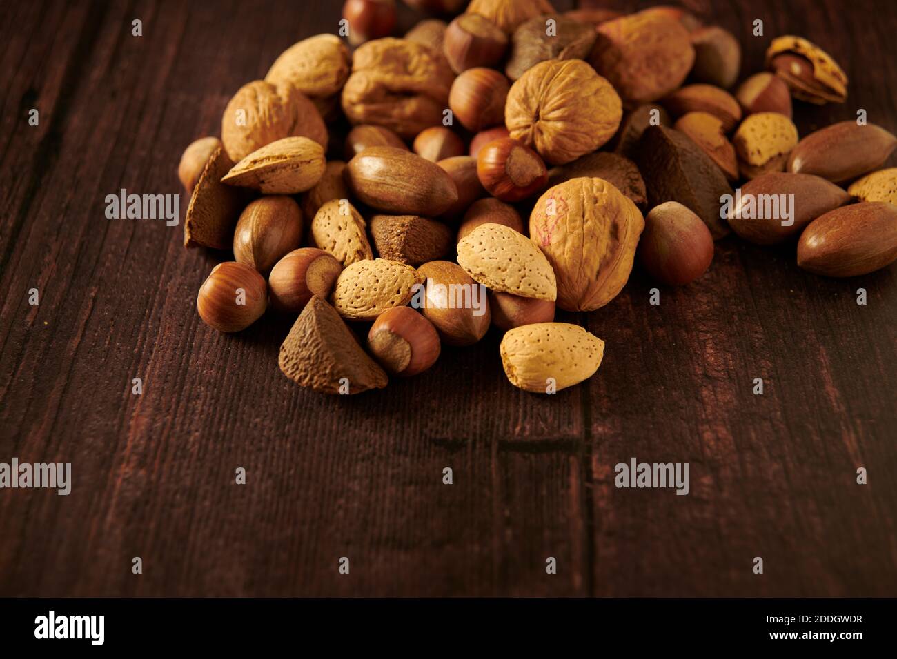 Mixed nuts in their shells , England, Uk, Gb Stock Photo Alamy
