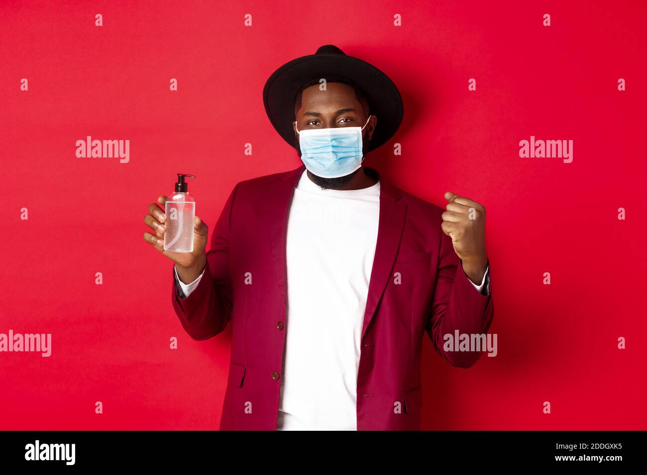 Portrait Black Guy Wearing Mask High Resolution Stock Photography and ...