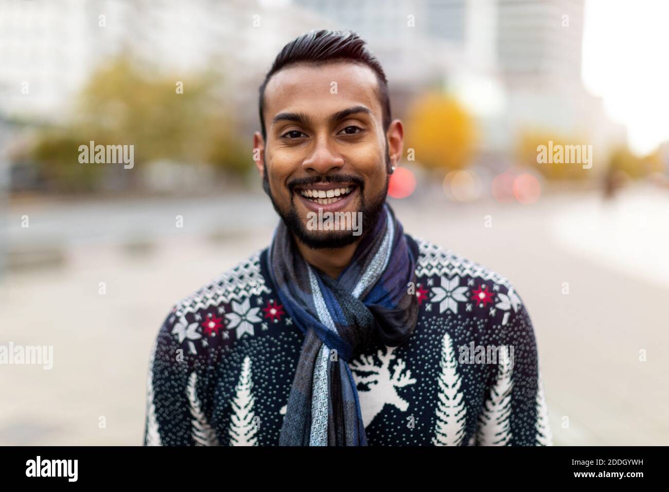 Portrait of a handsome young man on the city street Stock Photo - Alamy