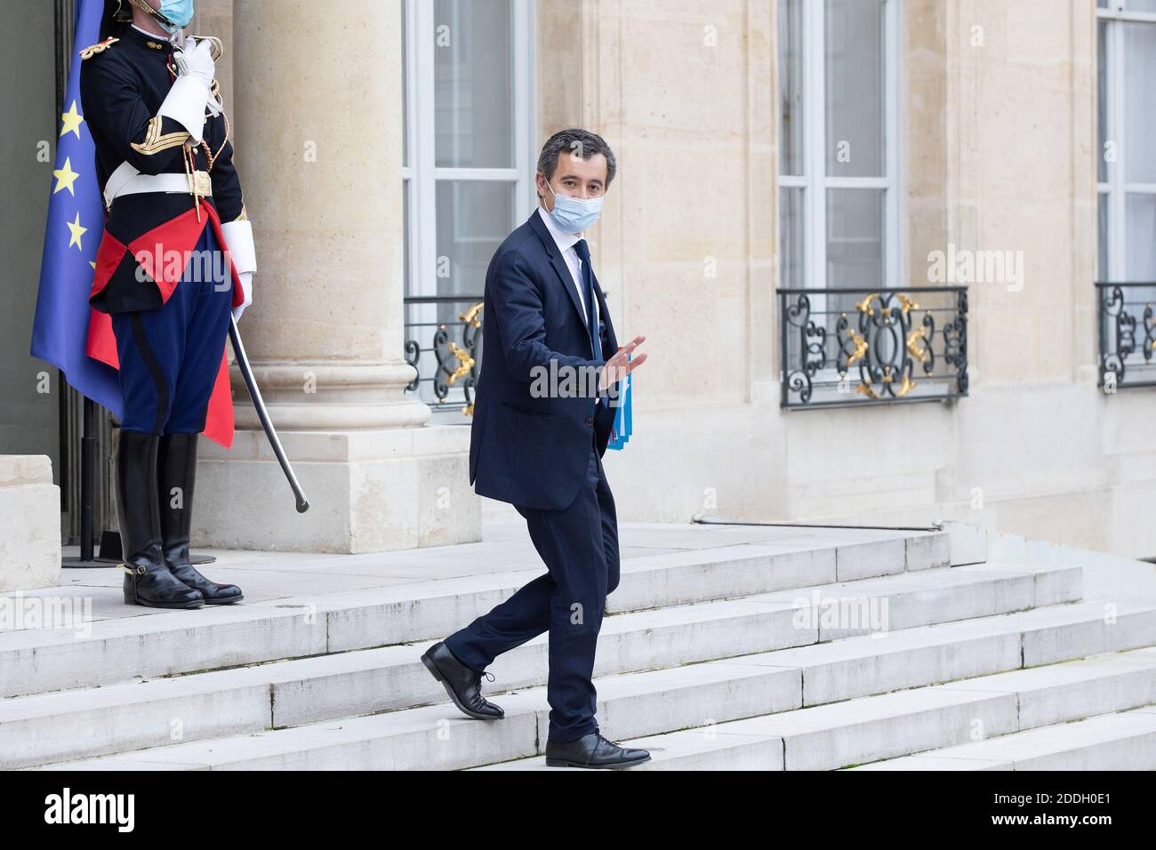 Paris, France, 25 th November 2020, Gerald Darmanin, Minister of the Interior, François Loock/Alamy Stock Photo