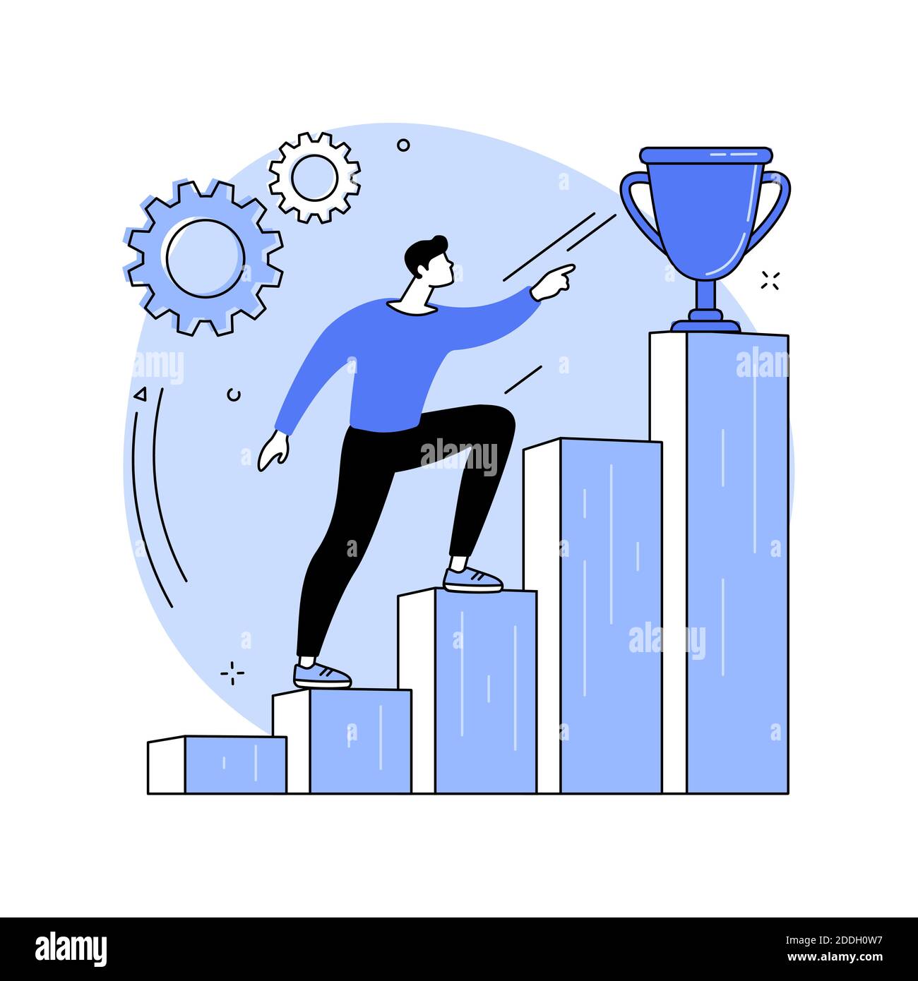 Motivation abstract concept vector illustration Stock Vector Image ...