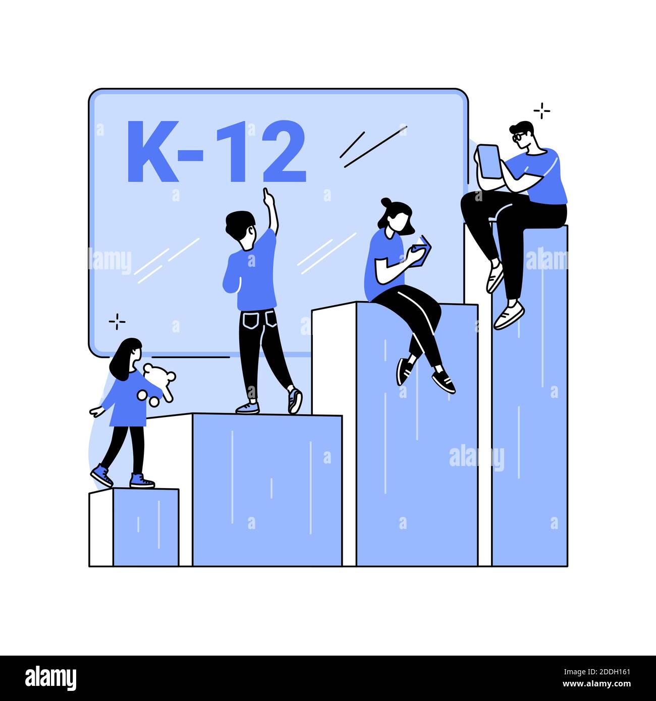 K-12 program abstract concept vector illustration Stock Vector Image ...