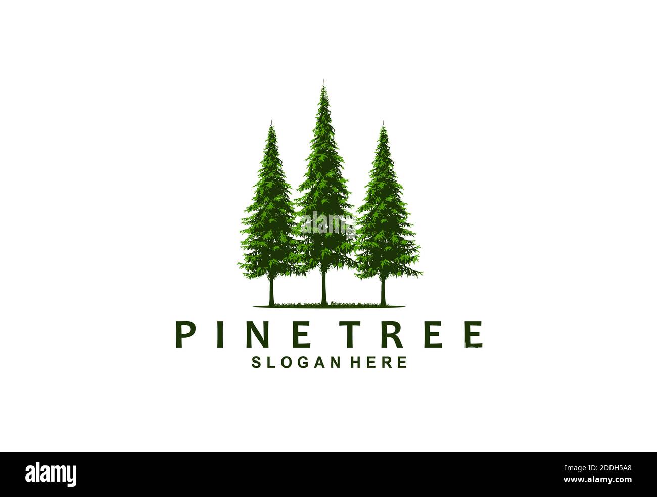 Pine Tree Logo High Resolution Stock Photography and Images - Alamy