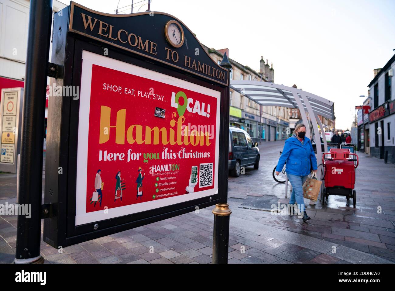 Hamilton lanarkshire town centre hires stock photography and images