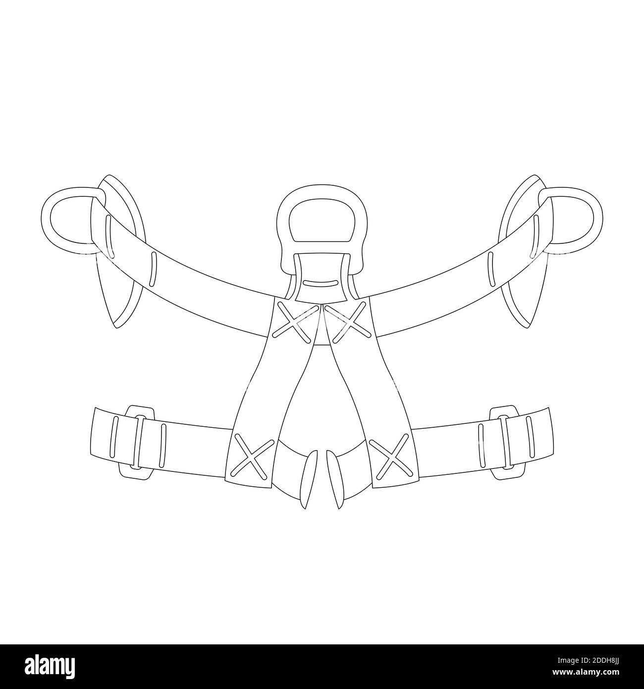 safety belt, vector illustration , lining draw front view Stock Photo Alamy