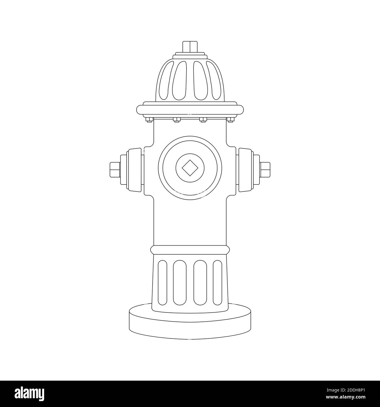 fire hydrant vector