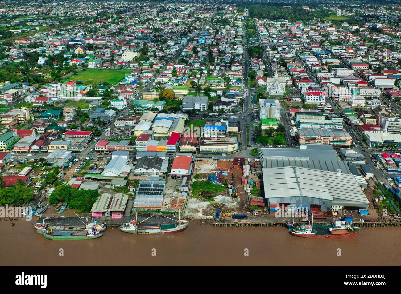 Aerial view guyana south hires stock photography and images
