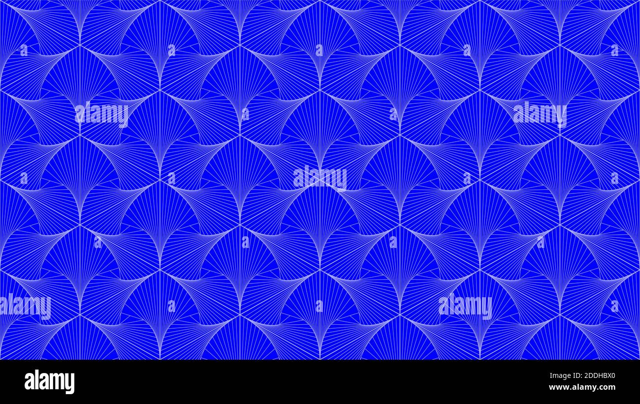 Blue seamless geometric pattern. Abstract zentangle background for ...