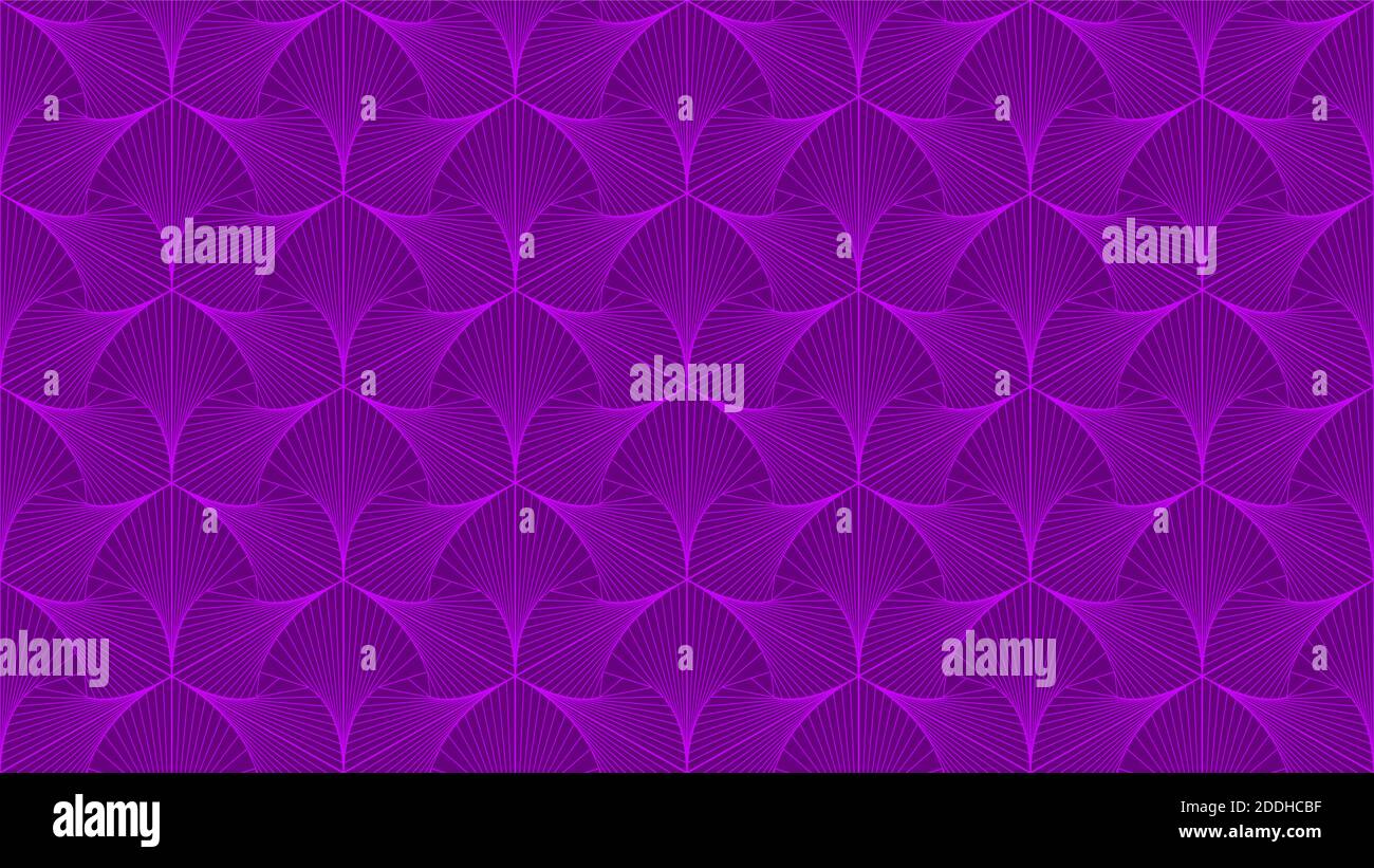 Purple seamless geometric pattern. Abstract zentangle background for wallpaper, texture, fabric and other designs. 8K Resolution. Zentangle. Vector. Stock Vector