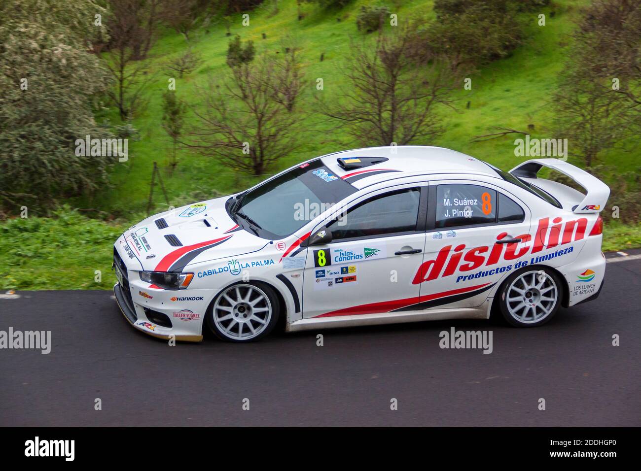 Rally Islas Canarias Stock Photo