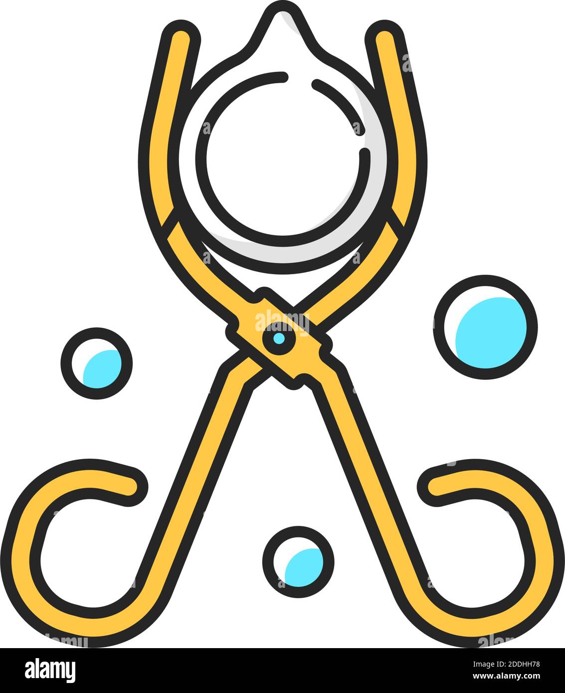 Beaker tongs RGB color icon Stock Vector Image & Art Alamy