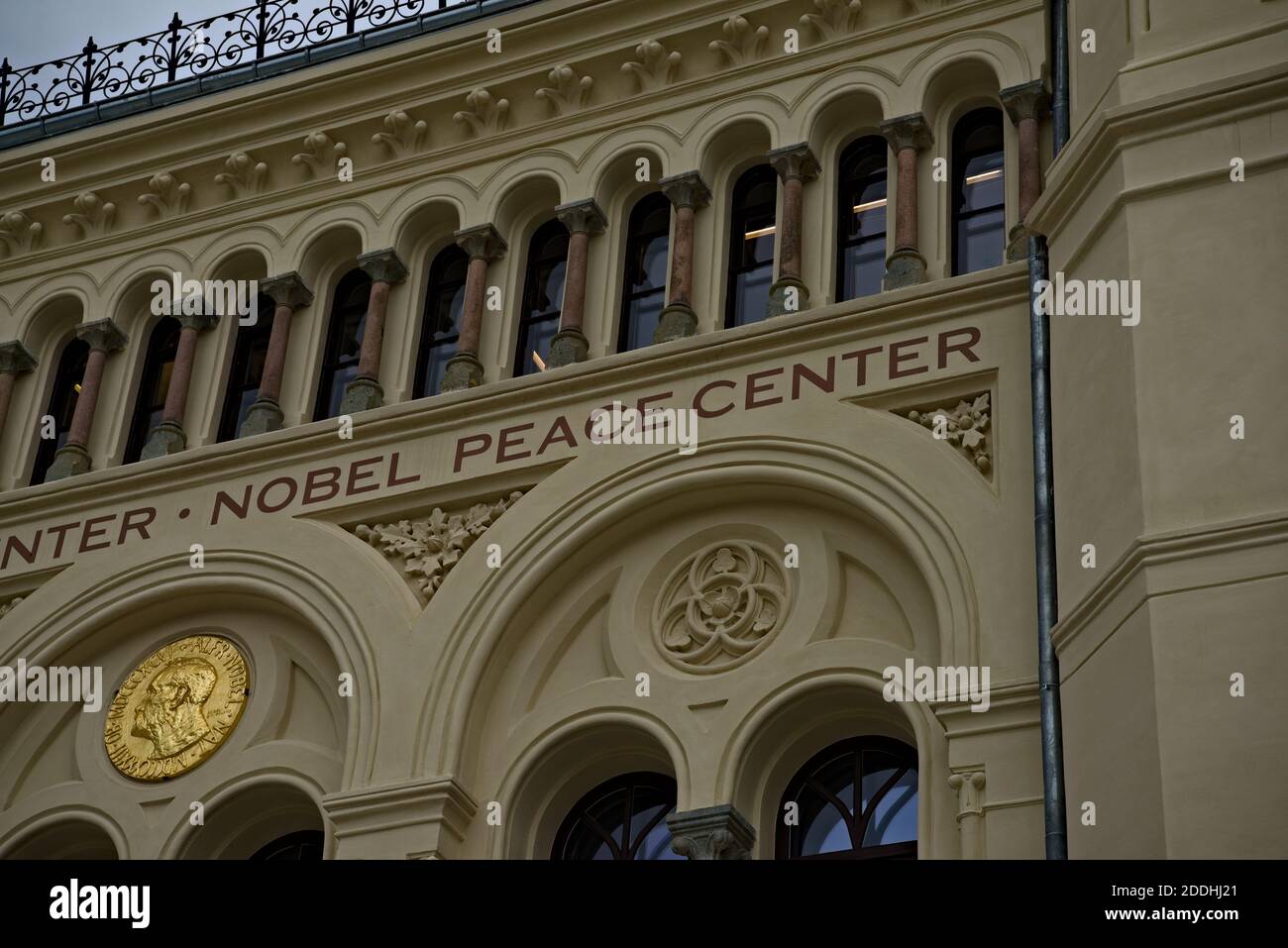 Oslo, Norway - Sep. 6th 2020: Nobel peace center, place where the peace prize is awarded. High quality photo Stock Photo