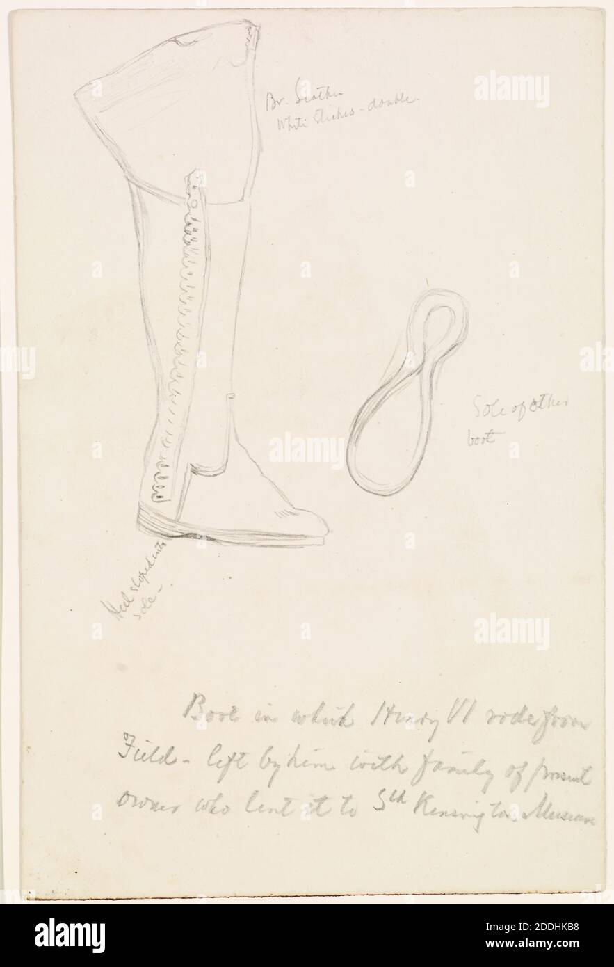 Study of a Boot, 1862 William Holman Hunt, Costume, Drawing, Ink ...