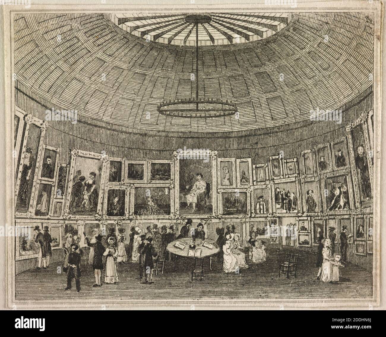 Engraving, Picture Gallery, Birmingham Society of Arts, Vol I Stock