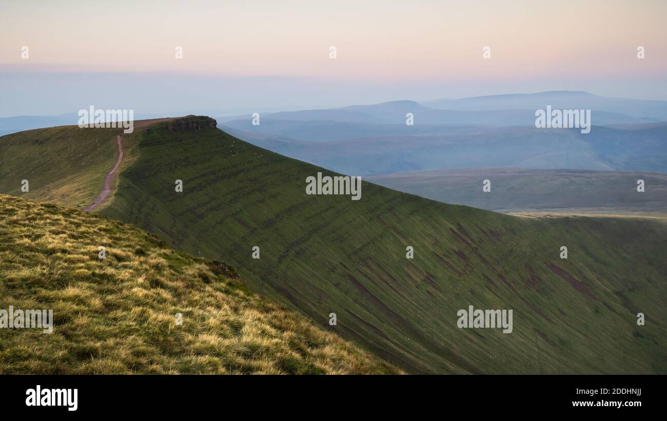 Pen Y Fan Wales Stock Photo Alamy