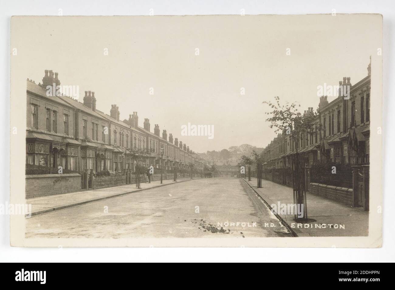 Postcard, Norfolk Road, Erdington, Birmingham Topographical Views