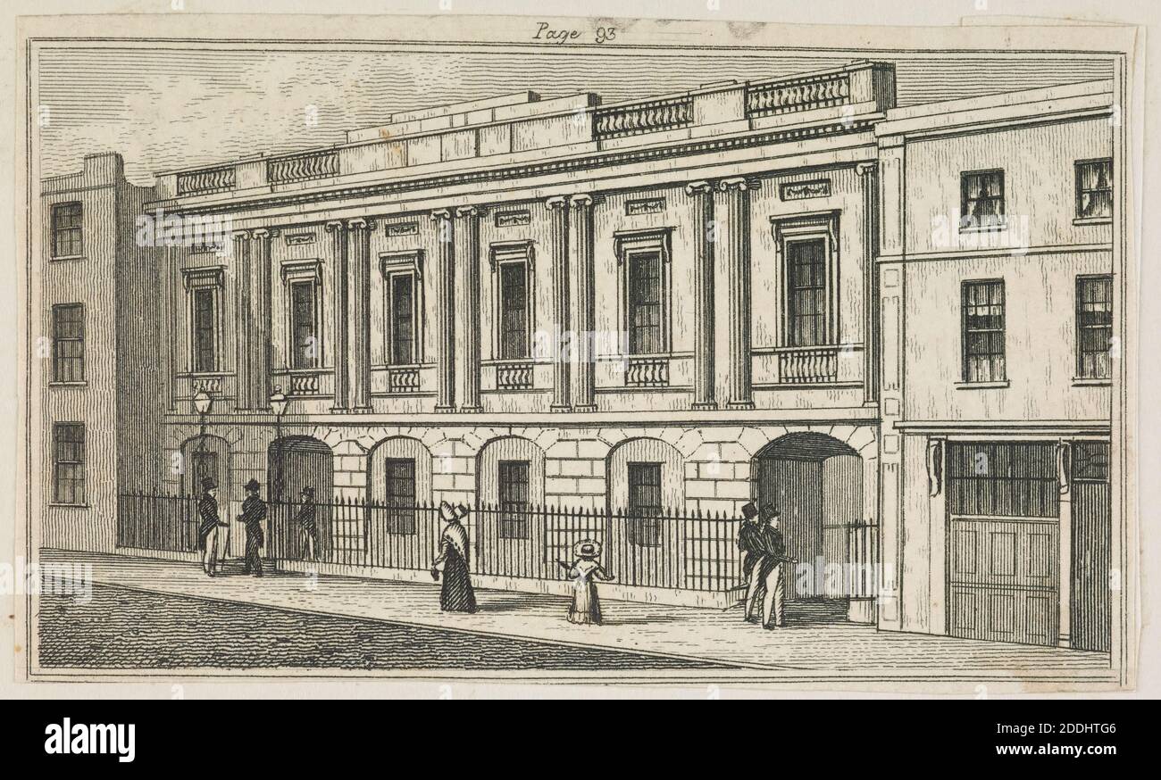 Engraving, Public Office, Moor Street, Topographical Views, Printing ...