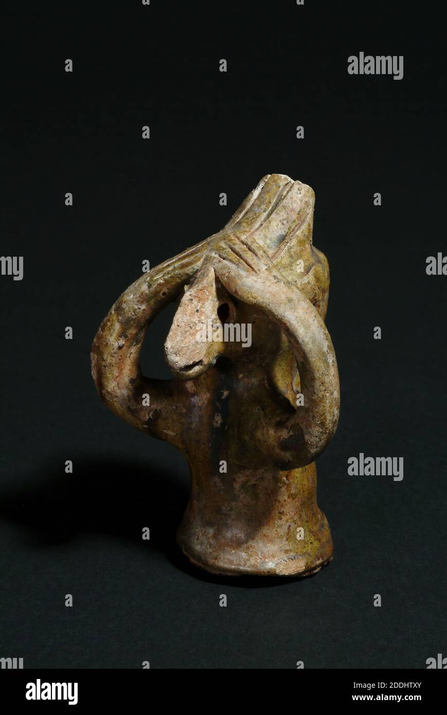 Terracotta Zoomorphic Roof Finial, 12801320 Found at Weoley Castle