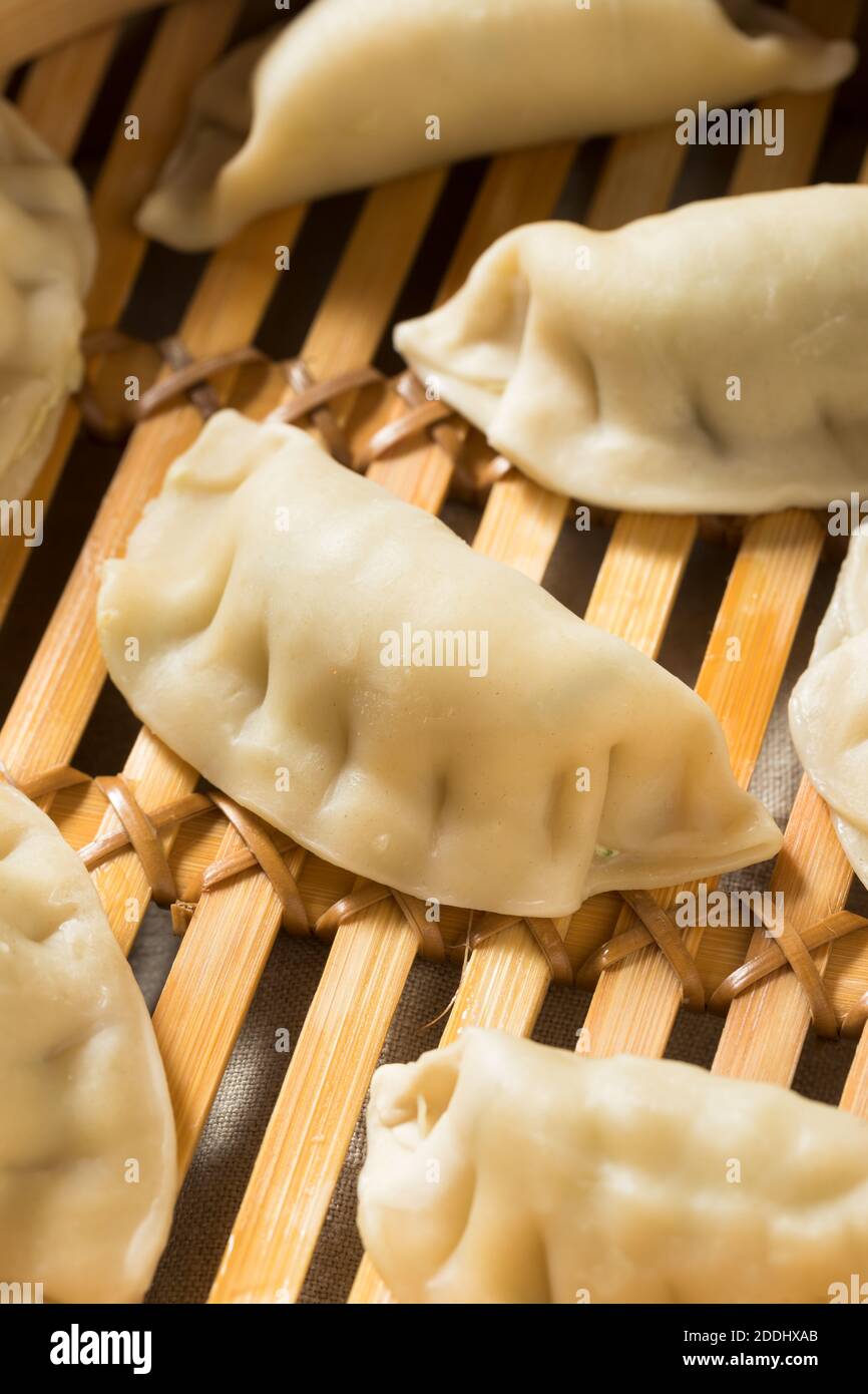 Homemade Steamed Pork Dumplings Ready to Eat Stock Photo Alamy