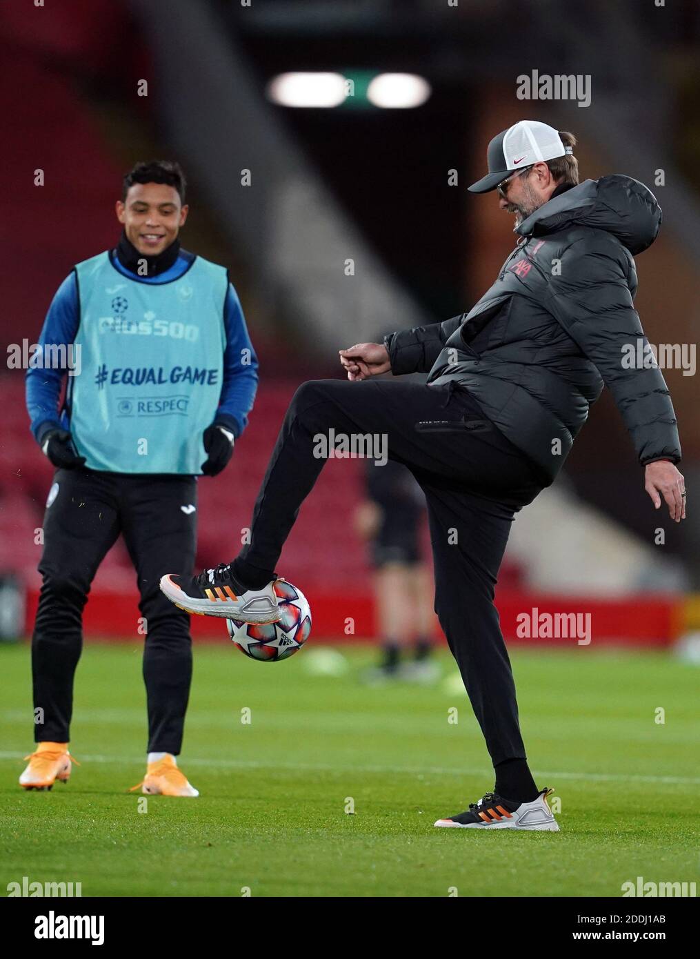 Liverpool manager Jurgen Klopp ahead during the UEFA Champions League ...
