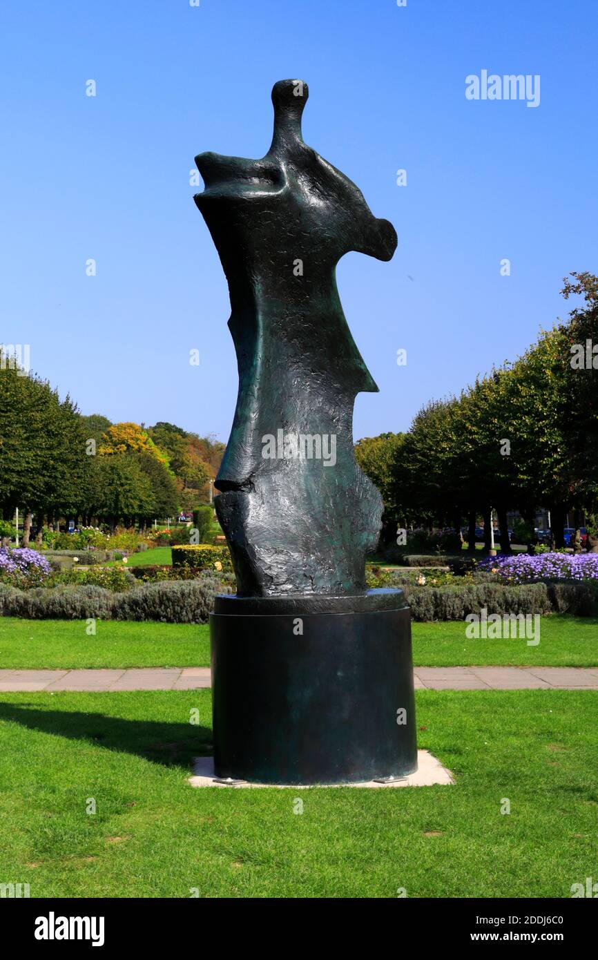 Henry Moore's Large Standing Figure, Knife Edge (1976), Welwyn Garden City, Hertfordshire