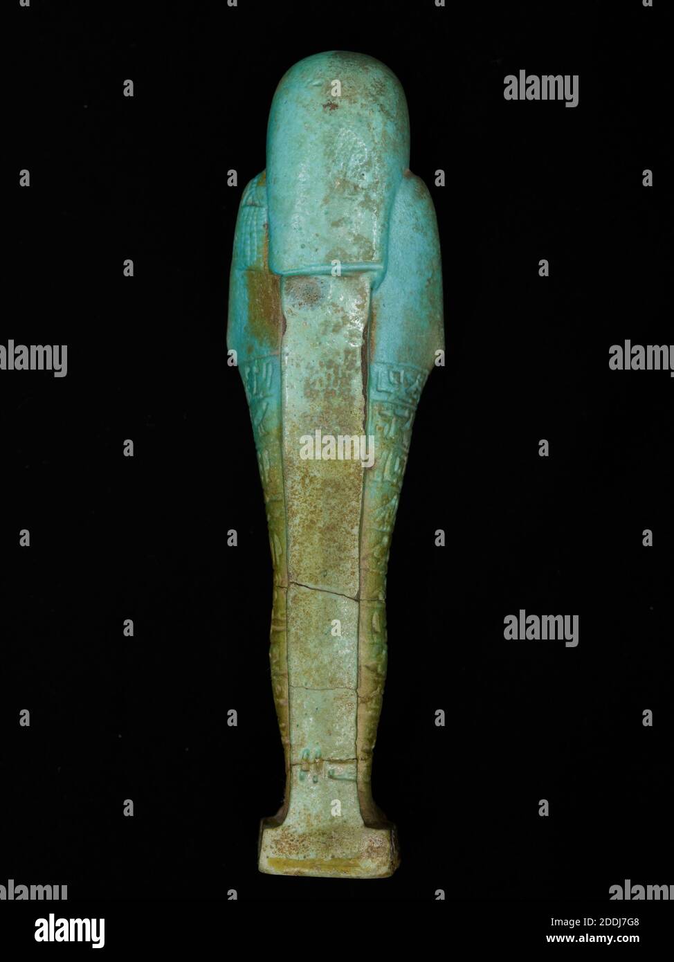 Midconservation (reverse), Model coffin and mummy, c.14001200 BC New