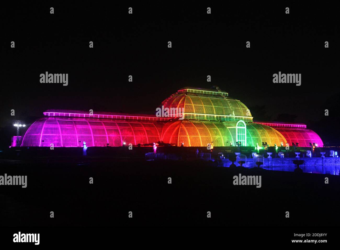 Christmas at Kew, the annual festive light display at the Royal Botanic