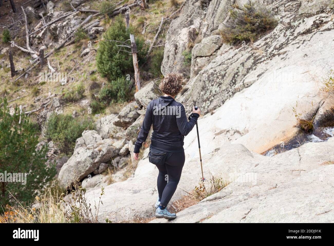 Female hiker on eco hi-res stock photography and images - Alamy