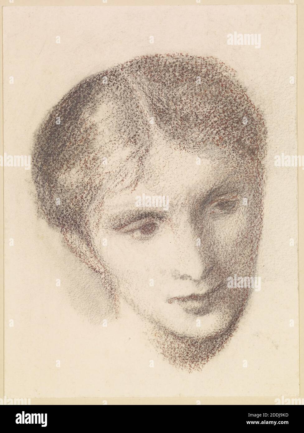 Female, Head Study of a Woman, 18641865 Artist Edward BurneJones