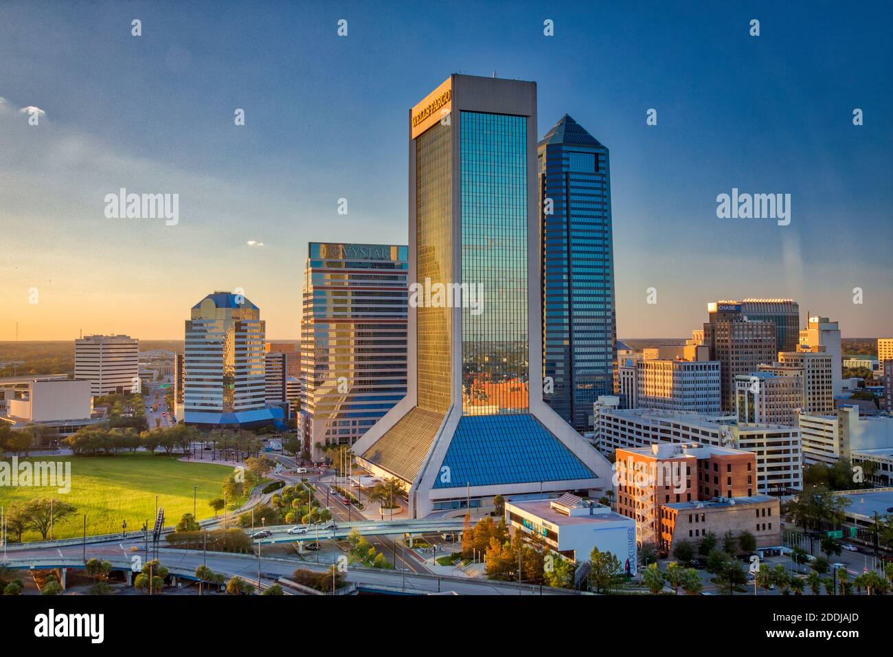 Downtown Jacksonville Stock Photo Alamy
