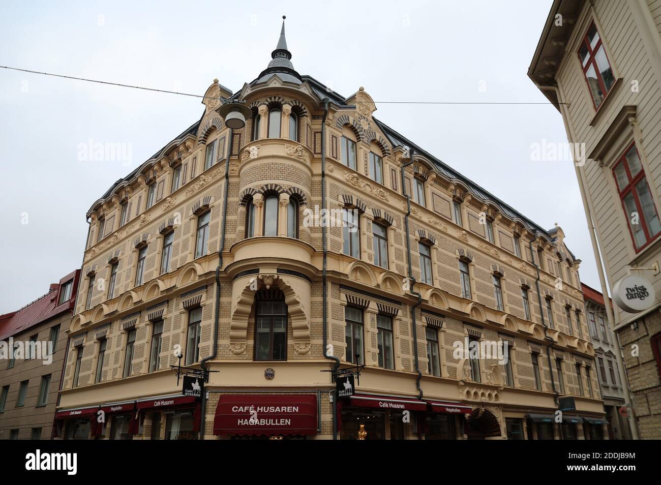 1893 dated building at Haga Nygata in Gothenburg Stock Photo Alamy
