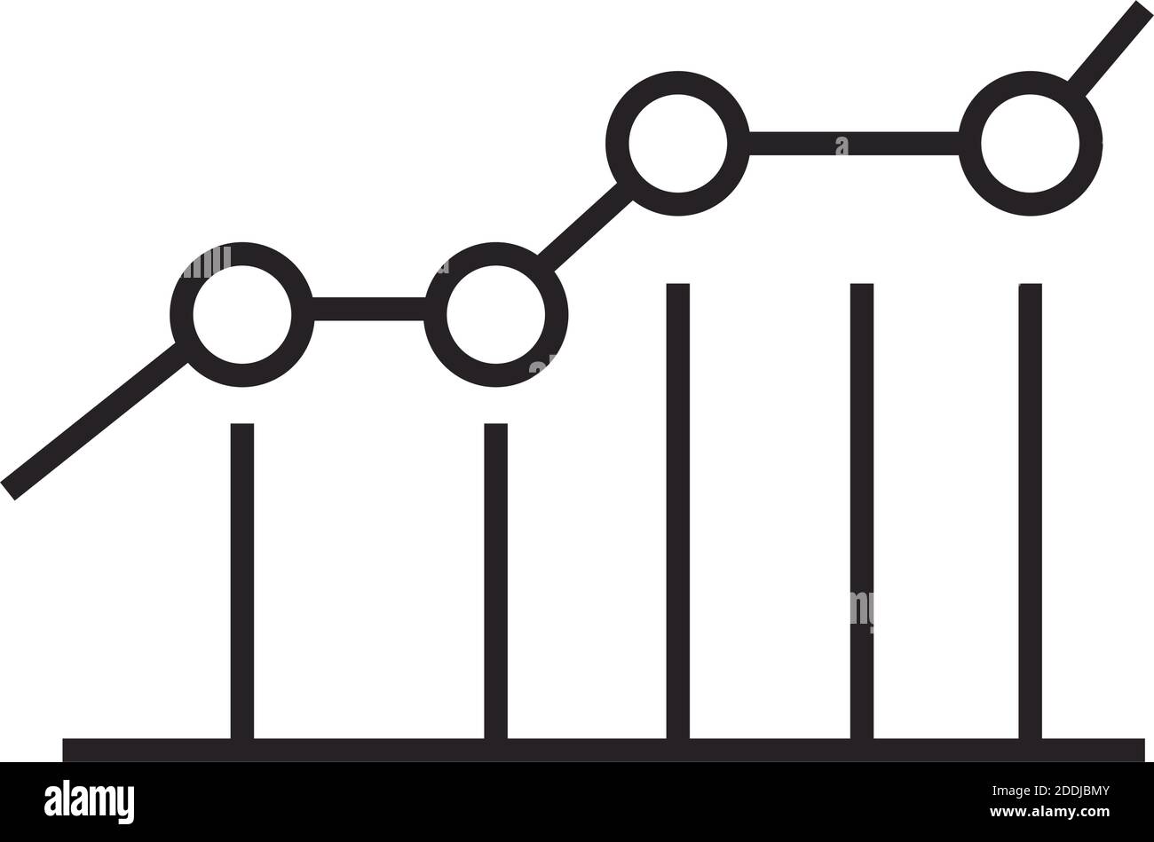 digital marketing diagram strategy success vector illustration line ...