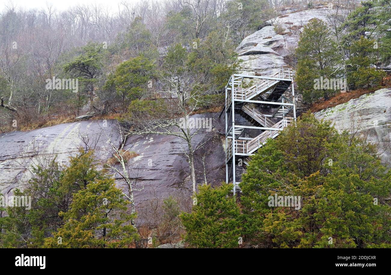 Chimney Rock, North Carolina Stock Photo