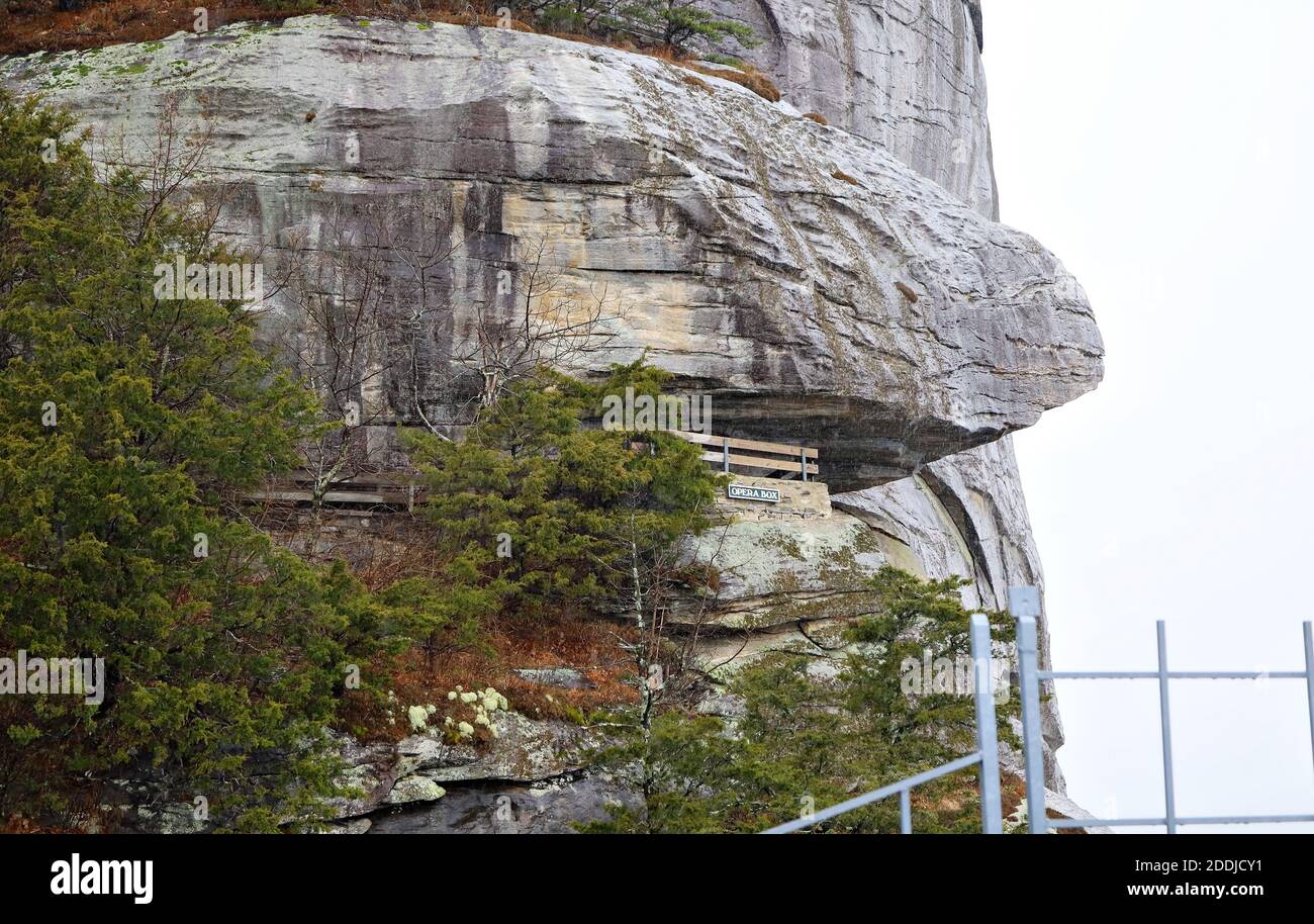 Chimney Rock, North Carolina Stock Photo
