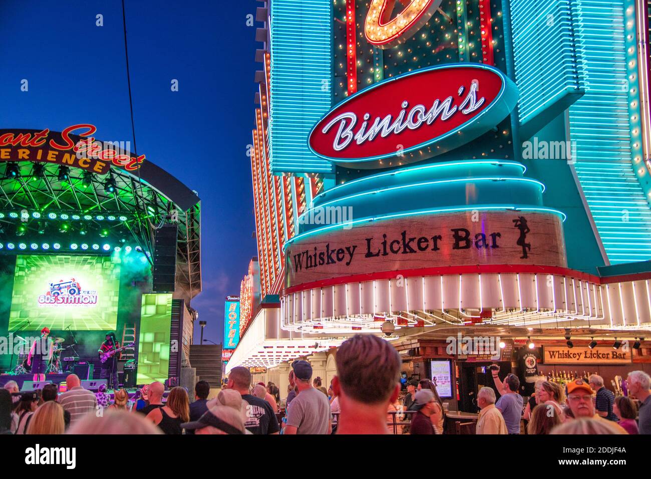 LAS VEGAS, NV JUNE 29, 2018 Fremont Street Experience in Downtown