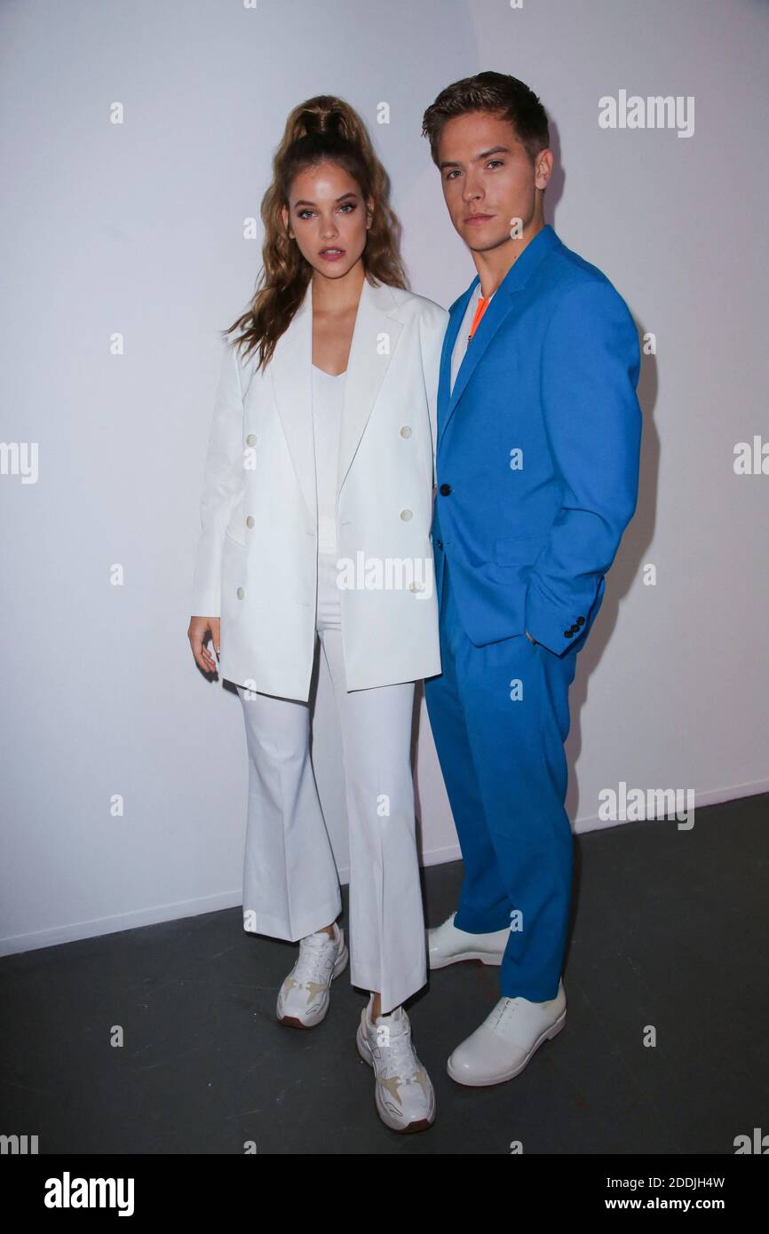 Barbara Palvin and Dylan Sprouse attends the Hugo Boss fashion show during  Milan Fashion Week on September 22, 2019 in Milan, Italy. Photo by Marco  Piovanotto/ABACAPRESS.COM Stock Photo - Alamy