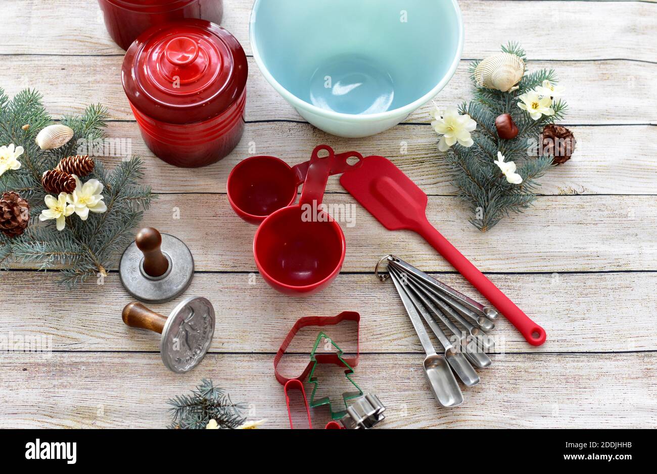 https://c8.alamy.com/comp/2DDJHHB/festive-holiday-seasonal-cookie-and-baking-equipment-and-supplies-to-make-delicious-gourmet-christmas-season-treats-and-gifts-for-friends-and-family-2DDJHHB.jpg