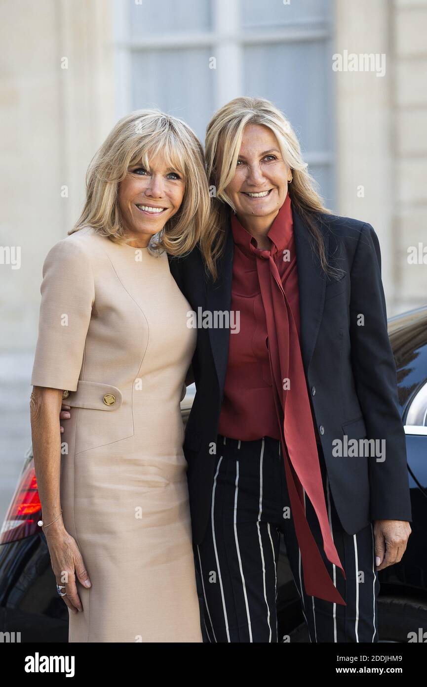 French Presidents wife Brigitte Macron and Greek Prime Ministers ... picture