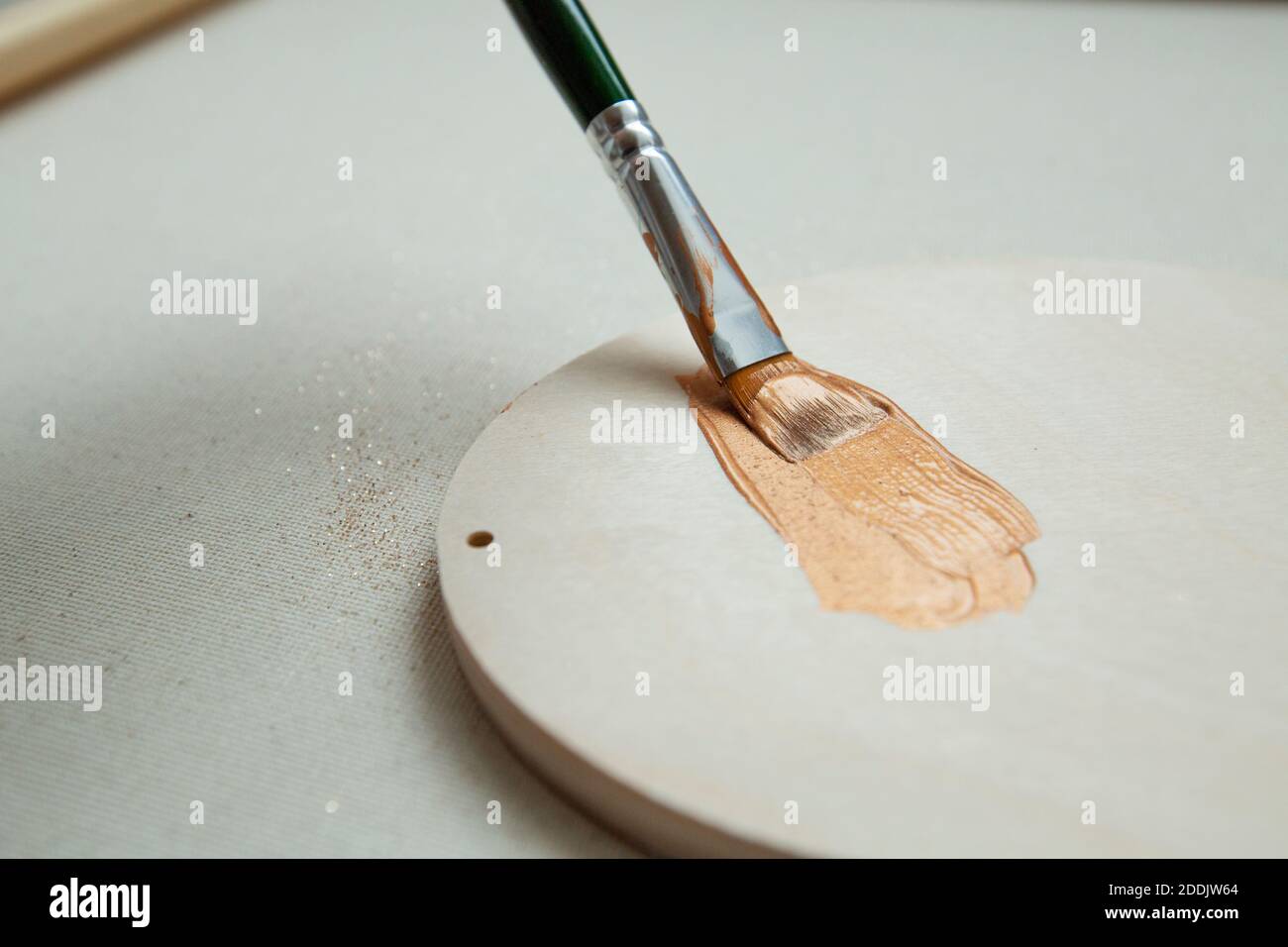 Gold paint stroke hi-res stock photography and images - Alamy