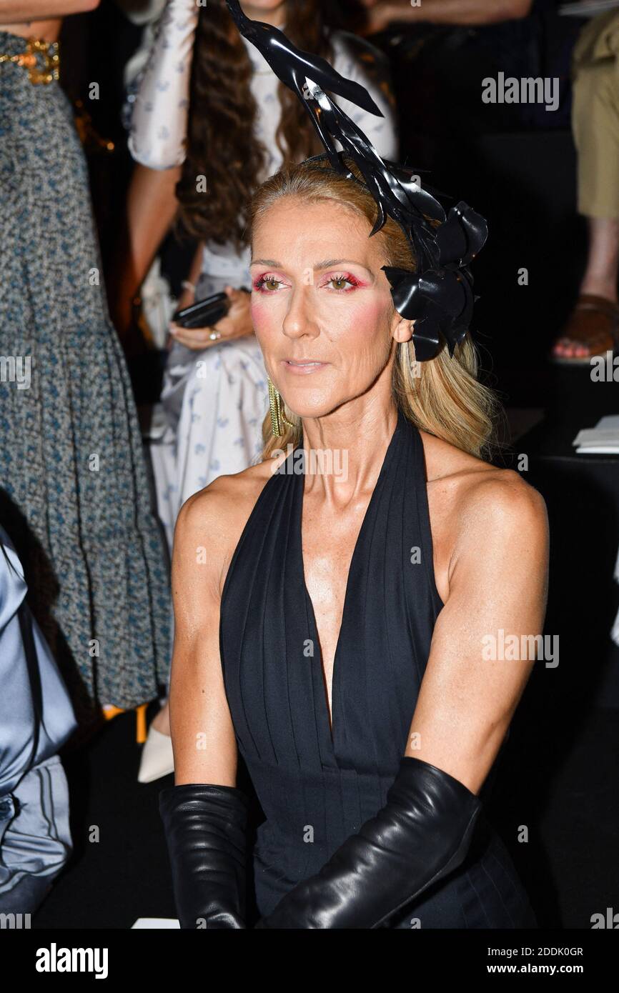 Celine Dion attends the Schiaparelli Haute Couture Fall/Winter 2019 ...