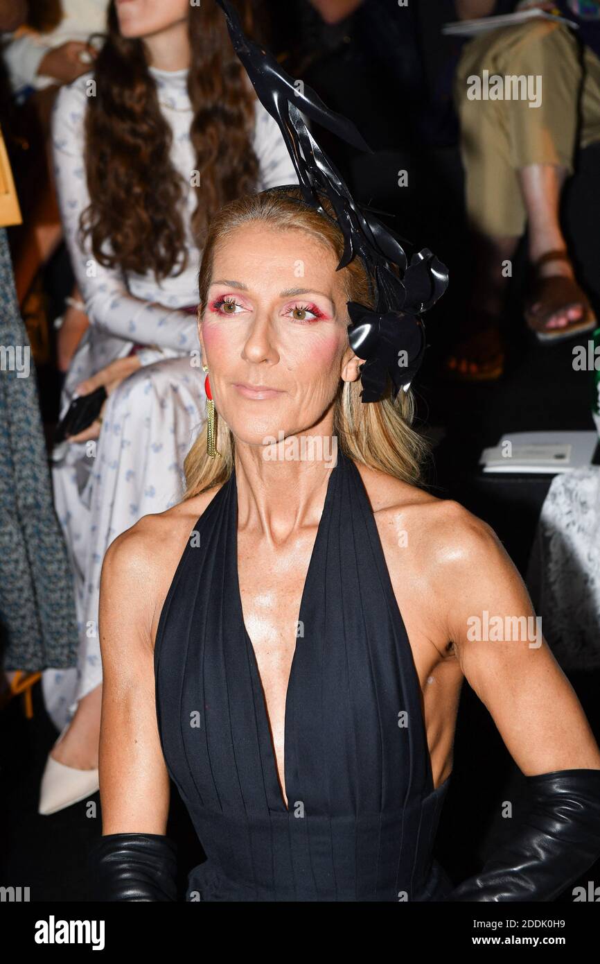 Celine Dion attends the Schiaparelli Haute Couture Fall/Winter 2019 ...