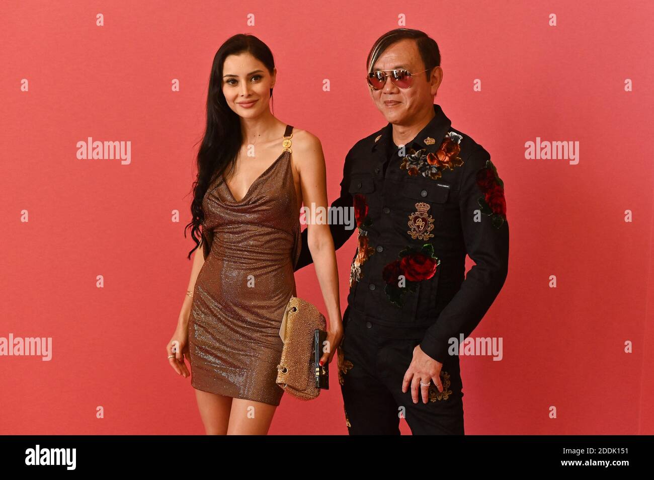 Deborah and Stephen Hung attend the Georges Hobeika Haute Couture Fall