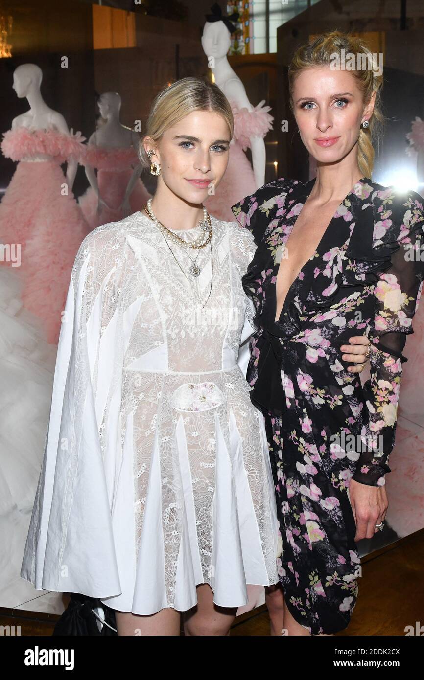 Caroline Daur and Nicky Hilton Rothschild attend the Giambattista Valli